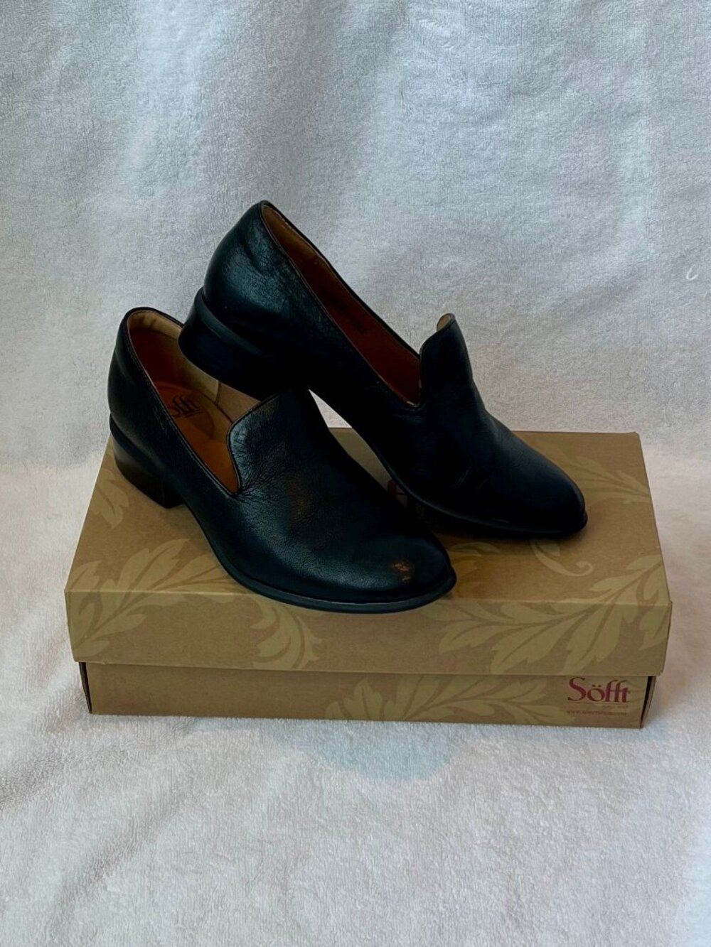 Sofft Severn Black Loafers size 7